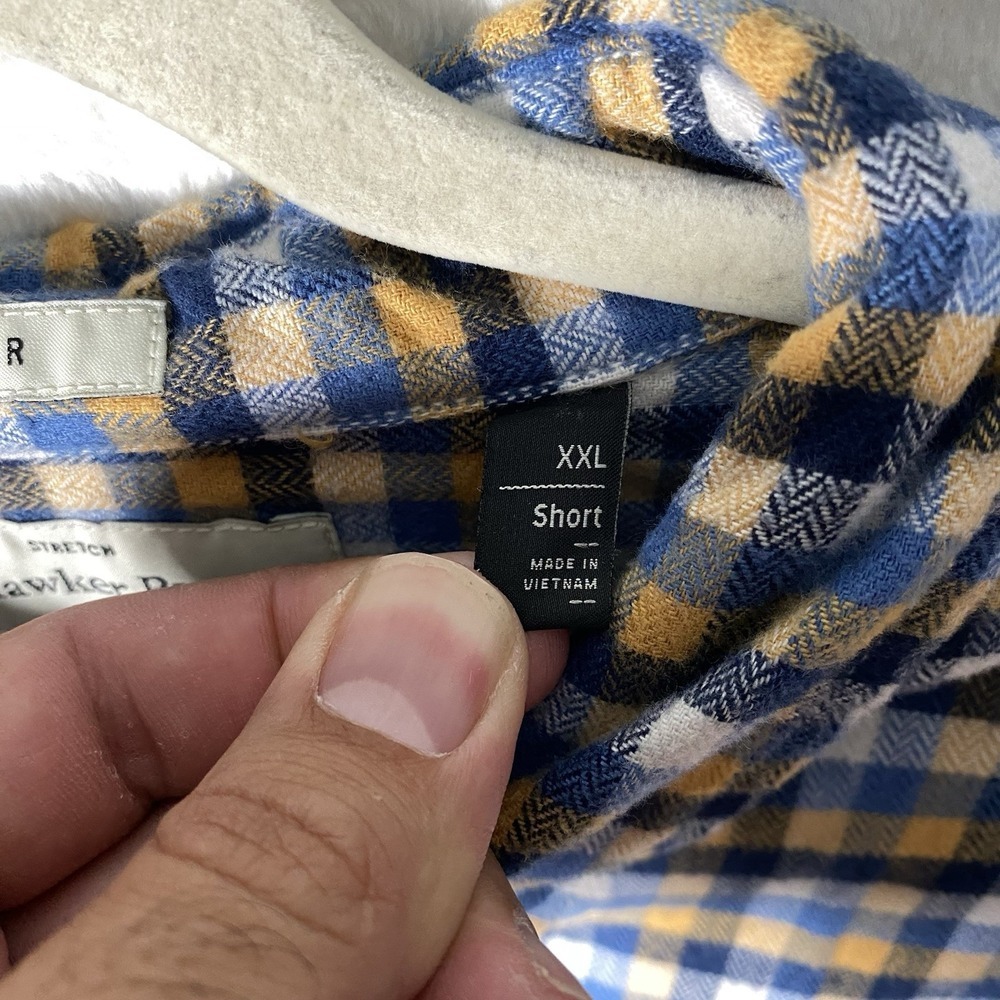 Hawker Rye Regular Fit Button Down Long Sleeve Multicolored XXL Short Career - Picture 4 of 11